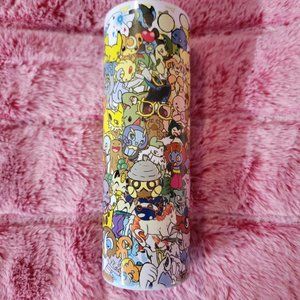 Pokémon Character Collage 20oz Skinny Drink Tumbler
